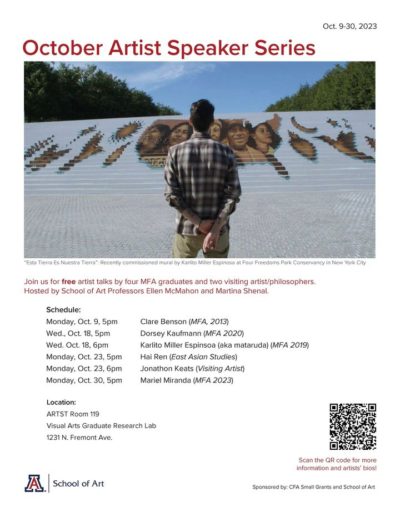 Visiting Artist Speaker Series - Department of Art - University at